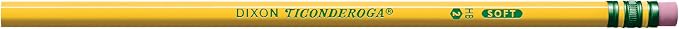 Ticonderoga Wood-Cased Pencils, Unsharpened, #2 HB Soft - Image 2