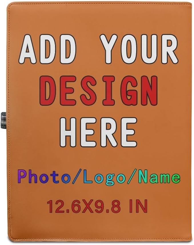 Personalized Padfolio with Logo Photo Name, Custom Business Portfolio Folder - Image 2