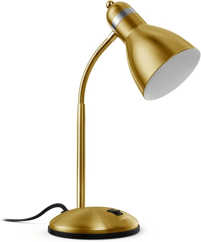 LEPOWER Metal Desk Lamp, Adjustable Goose Neck Table Lamp, Eye-Caring Study - Image 8
