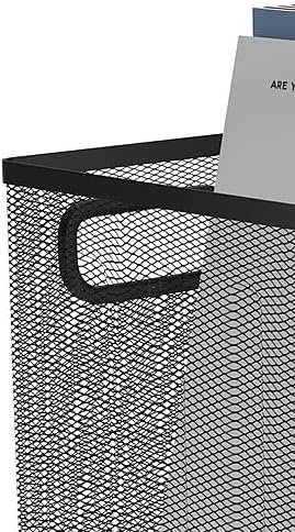 TRU RED Wire Mesh File Organizer, Matte Black, 2‑Pack – Vertical Desktop Sorter - Image 5