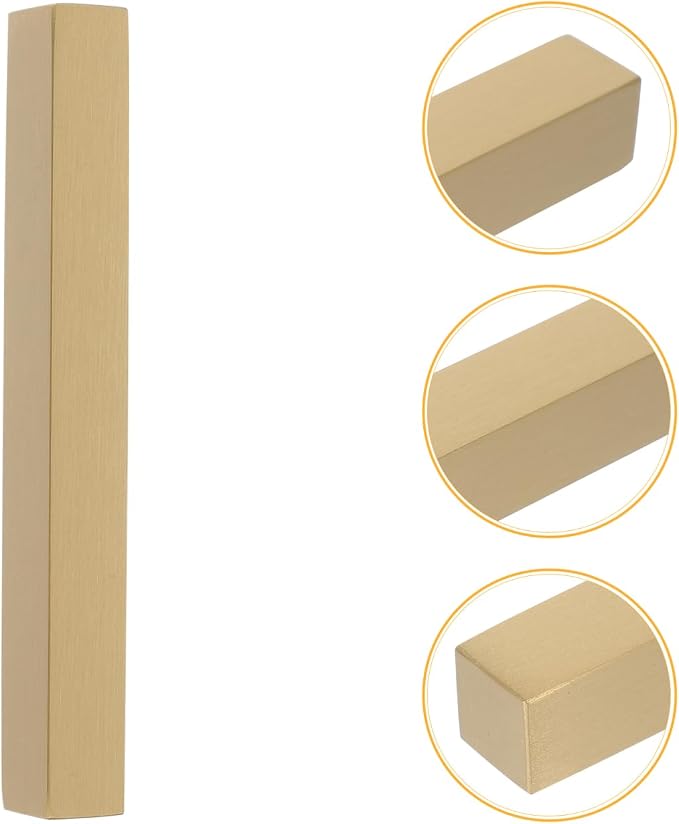 Tofficu Brass Calligraphy Paperweight 4.72In Flat Desktop Letterweight - Image 3