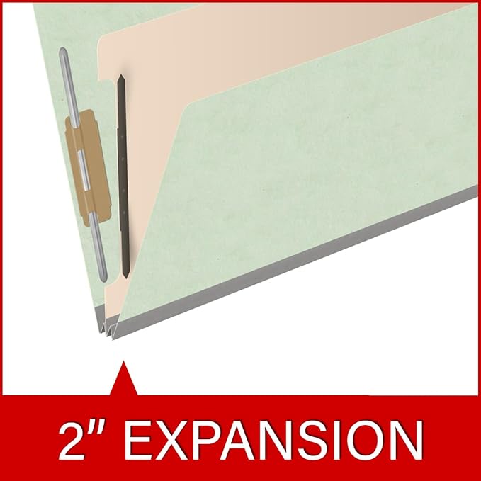 Ecom Folders Top Tab Pressboard Classification Folders | Legal Size 25 Pt Stock - Image 7