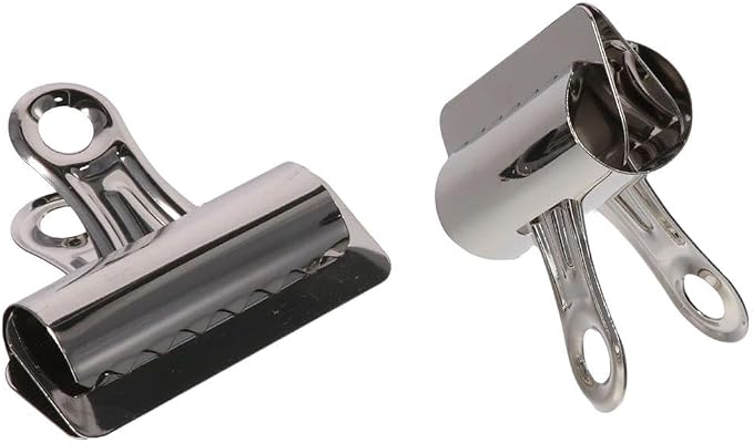 4PCS Bulldog Clip, 75mm/3Inch Alloy Binder Paper Clip - Image 5
