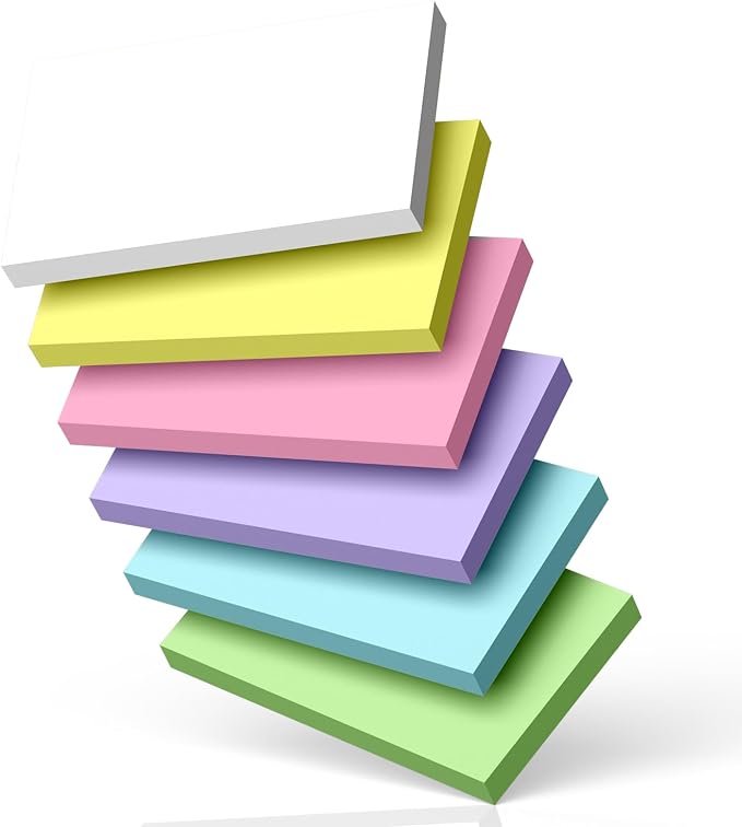 300 Count Blank Index Cards 3x5 Inch Colored Flash Cards Thick Cardstock by Nichela