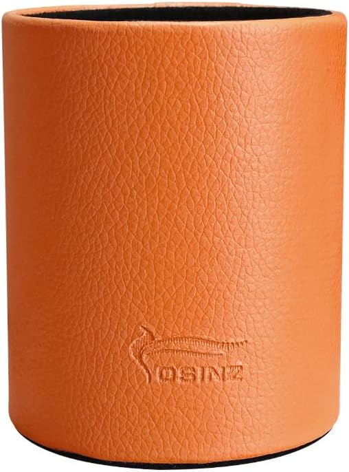 Pen Pencil Holder Cup Container PU Leather Desk Organizer Stand Decor Brush - Image 8