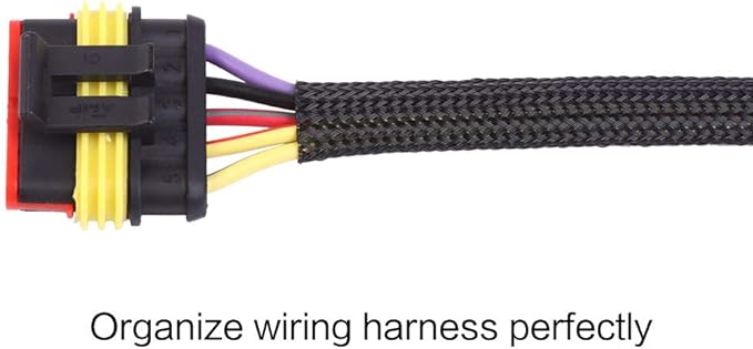 Keco 100ft – 1/4 inch PET Braided Expandable Cable Sleeve – Wire Sleeving - Image 3