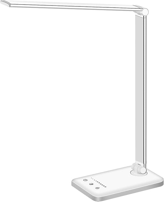 White crown LED Desk Lamp Dimmable Table Lamp Reading Lamp by WhiteCrown