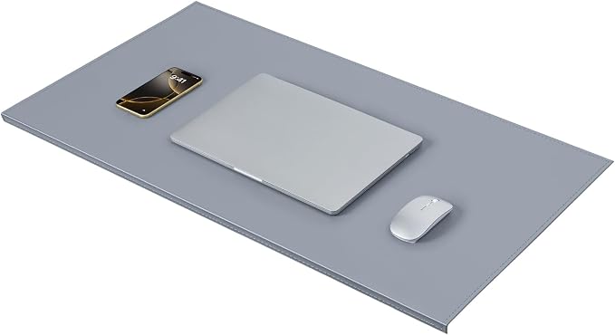 AKOZLIN 35.4"x 18.9" Soft PU Leather Surface Office Desk Mouse Mat Anti-Push Pad by AKOZLIN