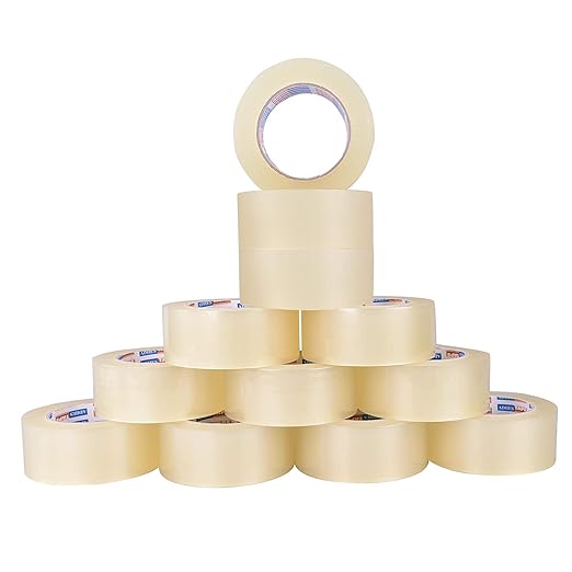 ADHES Packing Tape Shipping Tape Packaging Tape for Moving Boxes,1.88 Inch x 100 Yards x 2.7 Mil, 60 Rolls-DeskLoop Office