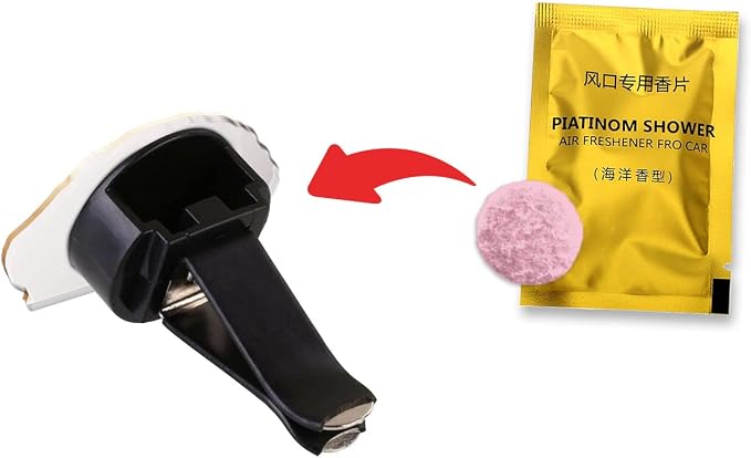 WIRESTER Fresh Scented Car Air Freshener Vent Clip, Decorative Accessories - Image 4