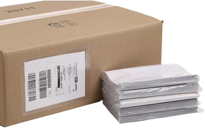 500 Units, 4.5"x5.5" Clear Packing List Shipping Label Envelopes by USPACKSMART