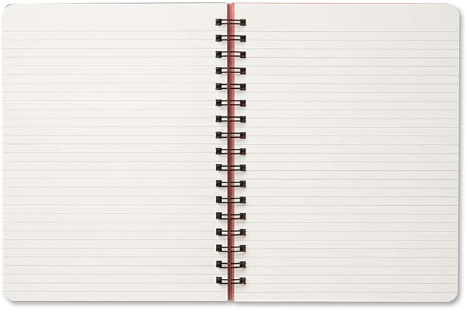 Compendium Spiral Notebook - Good Things Start Here — A Designer Spiral Notebook with 192 Lined Pages, College Ruled, 7.0”W x 9.25”H-DeskLoop Office