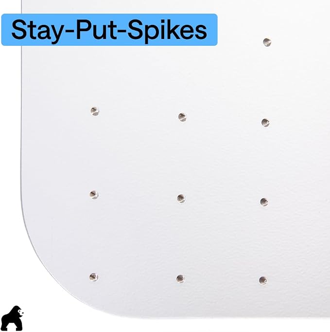 GORILLA GRIP Slip Resistant Clear Office Chair Mat - Image 8
