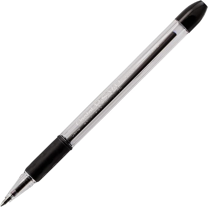 Pentel RSVP Ballpoint Pens, 0.7mm Fine Point, 6 Black & 6 Blue Ink Pentel Pens - Image 6