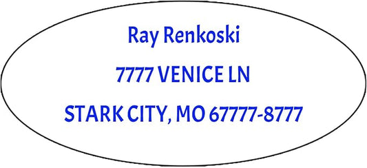 Made in USA Custom Return Address Stickers Labels Customized Mailing Label by HOOKAH+SUN