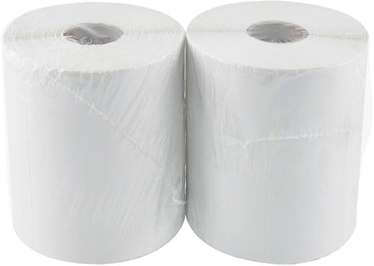 L LIKED 4"x 6" Direct Thermal Labels White Perforated Shipping Label, 250 Labels per Roll, 2 Rolls-DeskLoop Office