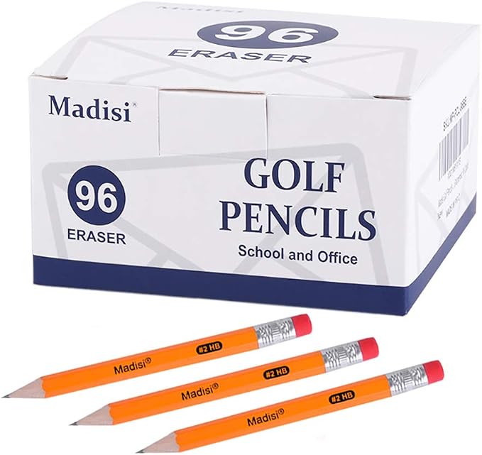 Madisi Mini Golf Pencils Bulk by Madisi