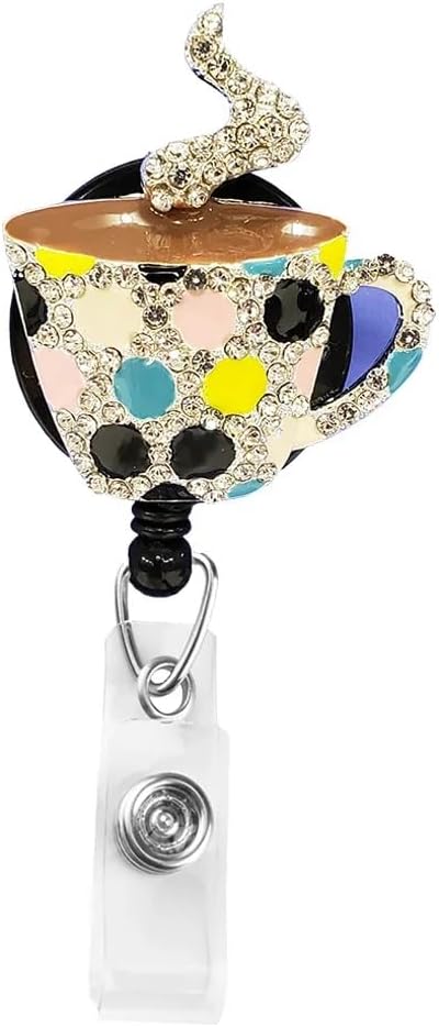 Outside the Box Sparkle and Shine Novelty Retractable Badge Reel ID Holder by Unknown