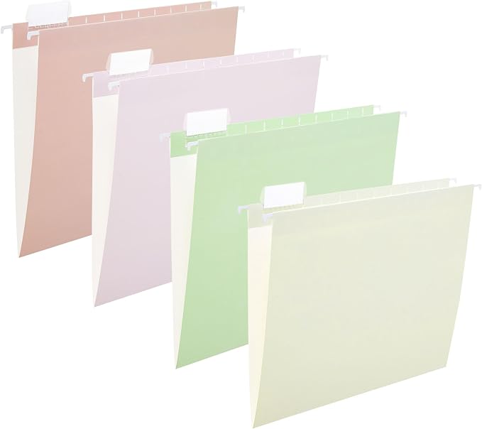 12 Pack Hanging File Folders Letter Size by Beramon
