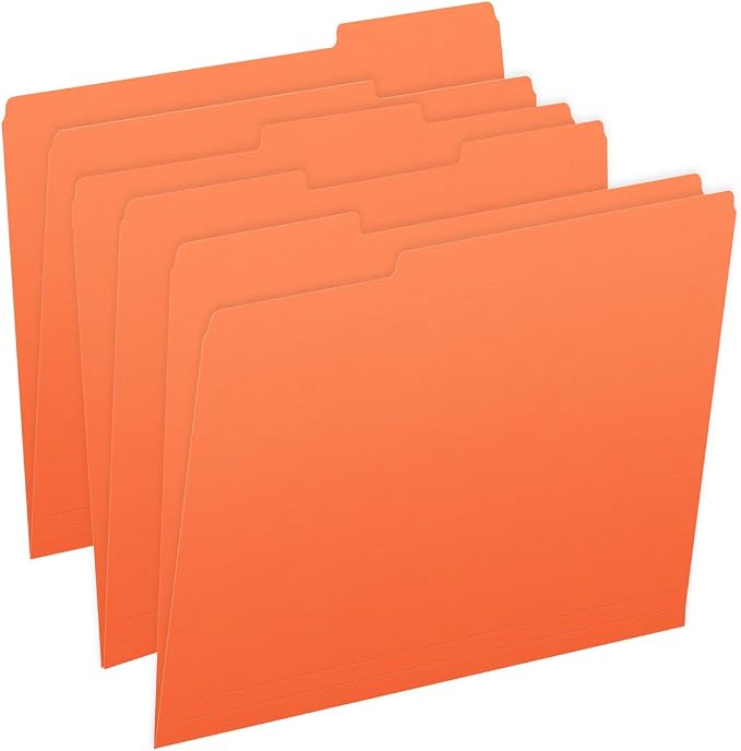 Ecom Folders Top Tab File Folders | Letter Size 11 Pt Stock by Ecom+Folders