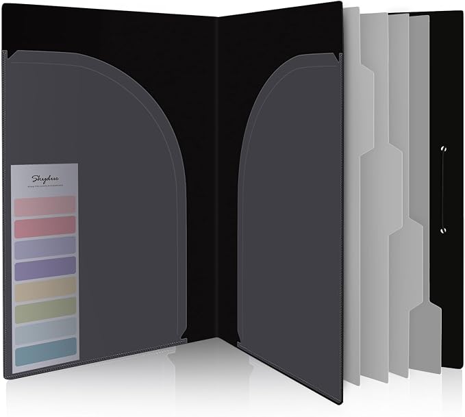 SKYDUE Accordion File Organizer, 5 Pocket Expanding File Folders by SKYDUE