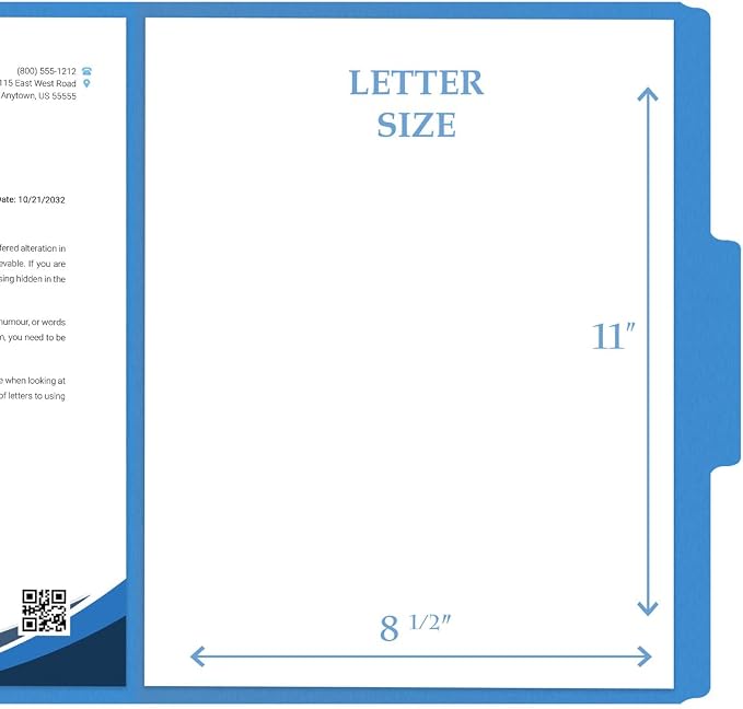 Ecom Folders Top Tab File Folders | Letter Size 11 Pt Stock - Image 6