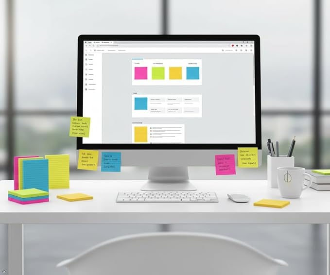 Lined Sticky Notes 3x3 in, Notepads - Image 9
