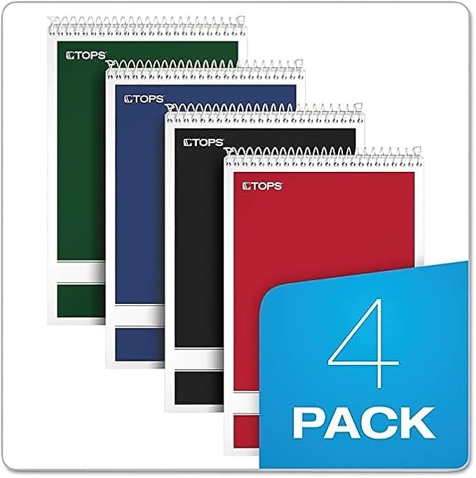 TOPS Steno Books, Gregg Rule, 80 Sheets, 4 Pack - Image 7