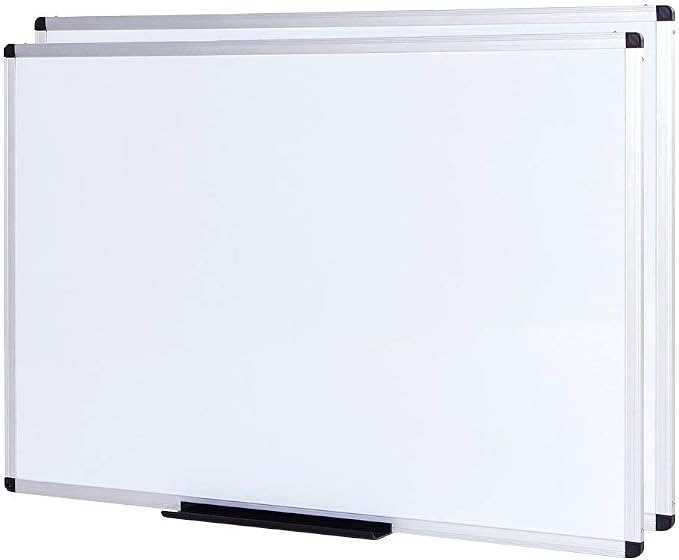 VIZ-PRO Large Magnetic Dry Erase White Board by VIZ-PRO