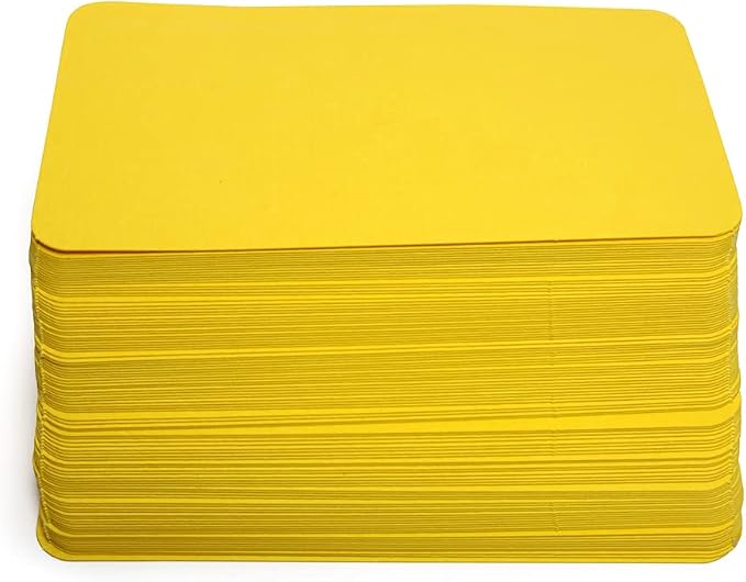 PPAPPAPPIYO 3.5x2 rounded corner index cards180gsm Thick Cardstock, Blank - Image 5