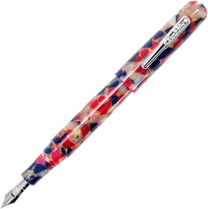 Conklin All American Fountain Pen in Old Glory – Extra Fine Nib, Patriotic Red by Conklin