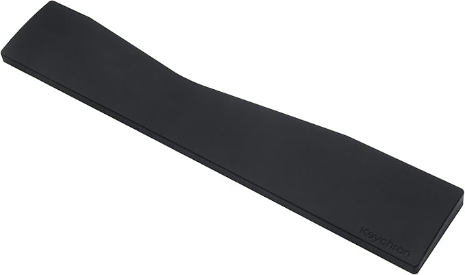 Keychron Black Silicone Wrist & Palm Rest, 17.56" by Keychron