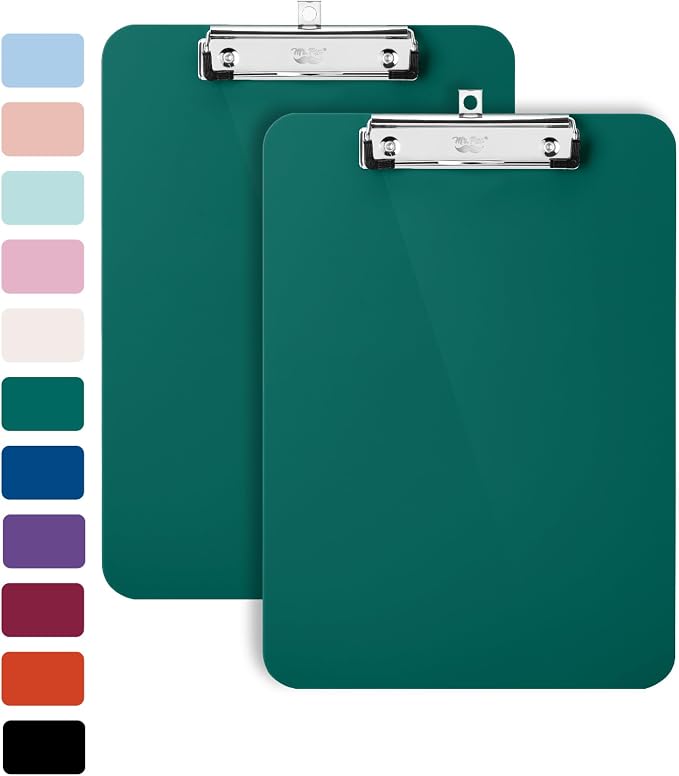 Mr. Pen- Plastic Clipboard, 12.5" x 9", 2 Pack, Clipboard Plastic | Low-Profile - Image 8