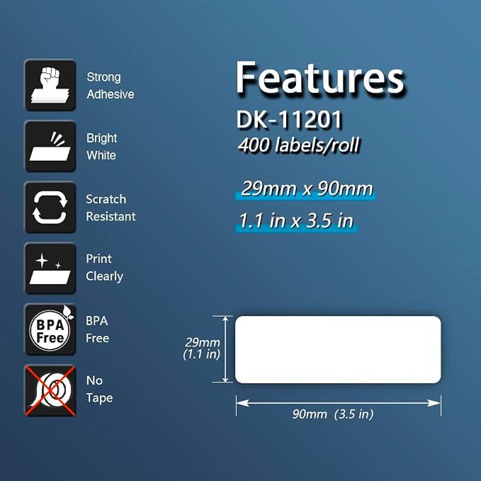BETCKEY - Compatible Address Labels Replacement - Image 2