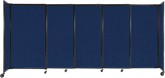 Versare Straightwall Sliding Portable Wall Partition | Freestanding Office by VERSARE