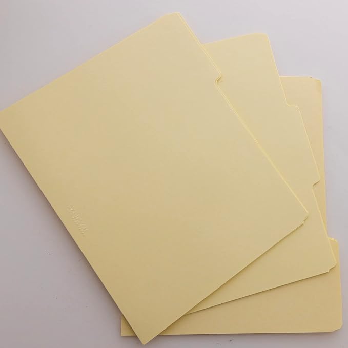 BAZIC Products Letter Size Manila File Folders, 1/3-Cut Tab, 12 Pack, - Image 5