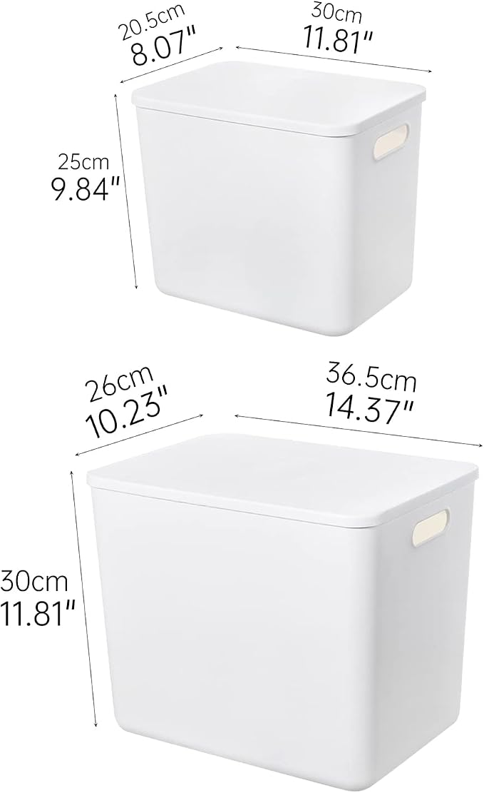 Yishyfier Plastic Storage Baskets Bins Boxes - Image 2