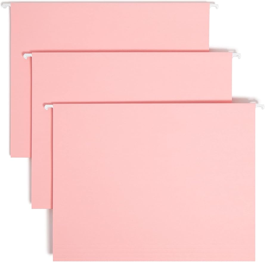Smead Standard Hanging File Folders, 1/5-Cut Adjustable Tabs, Letter Size by SMEAD