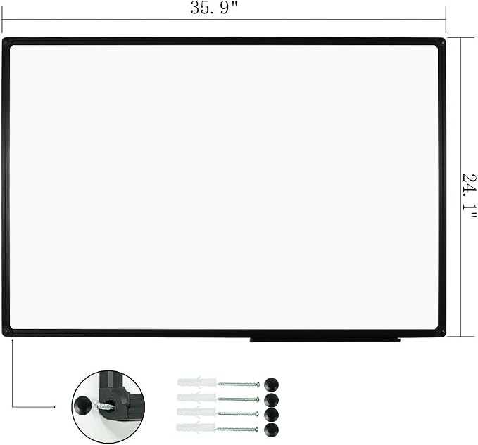 JILoffice Magnetic Whiteboard/White Board, Dry Erase Board 36 x 24 Inch - Image 2