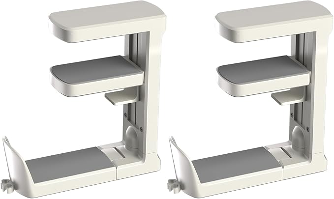 Headphone Hook - Adjustable Clamp-on Headphone Holder, Under Desk Gaming by Unknown
