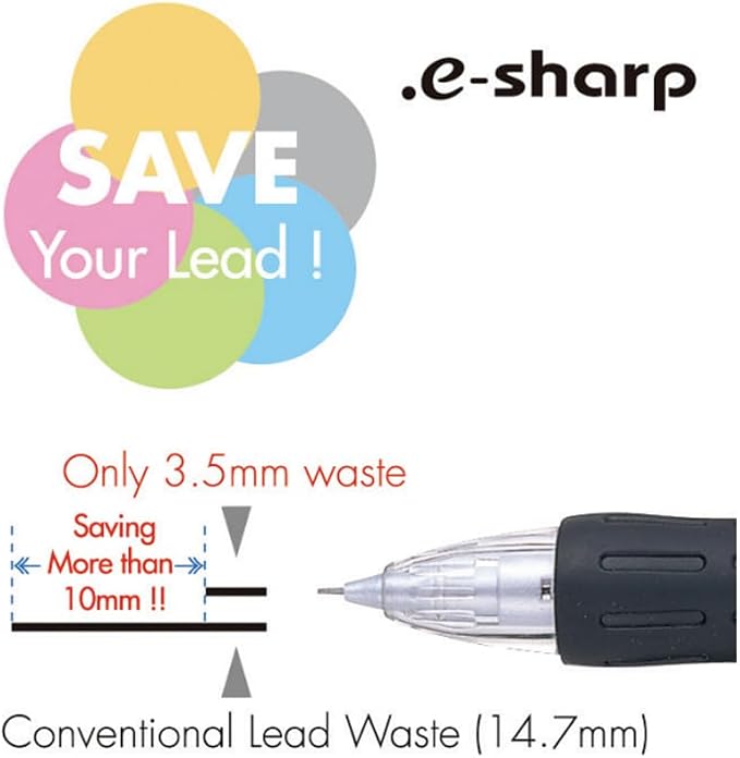 Pentel E-Sharp Automatic Pencil, Box of 12 - Image 5