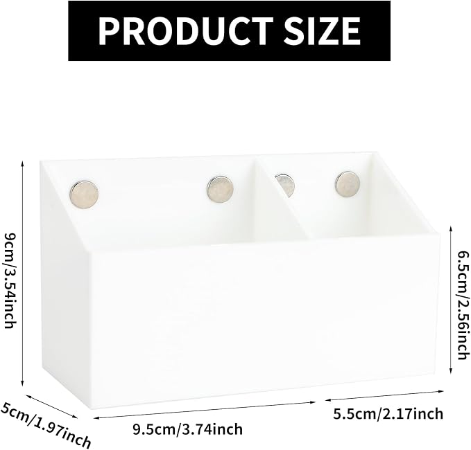 Lingshare Acrylic Magnetic Dry Erase Marker Holder - Image 2