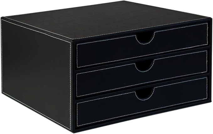 UnionBasic Document Organizer, 3-Drawer File Cabinet Document Storage Box by UnionBasic