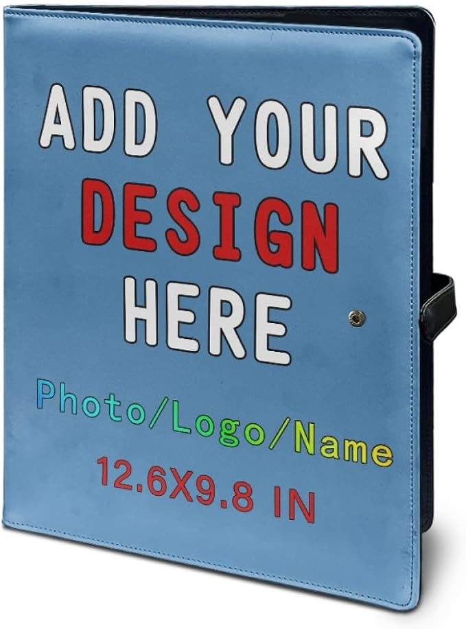Personalized Padfolio with Logo Photo Name, Custom Business Portfolio Folder - Image 5