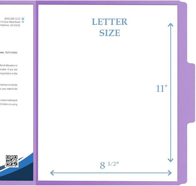 Ecom Folders Top Tab File Folders | Letter Size 11 Pt Stock - Image 6