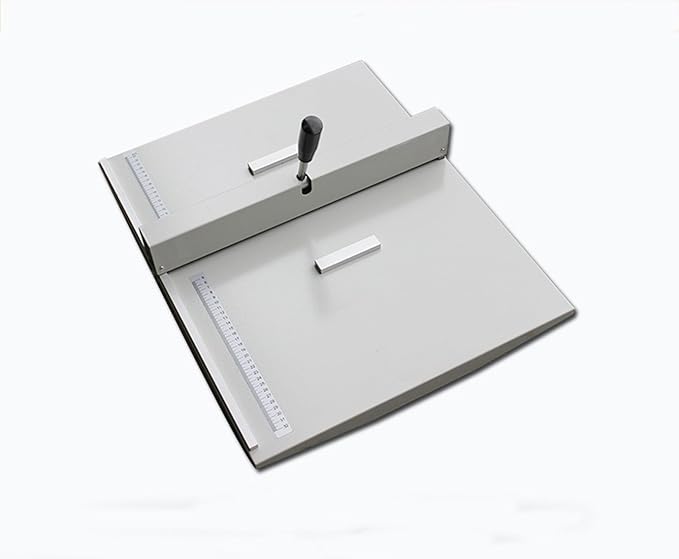 18Inch Manual Creasing Machine Scoring Paper Desktop Paper Card Creaser Scorer with 2 Magnetic Blocks-DeskLoop Office