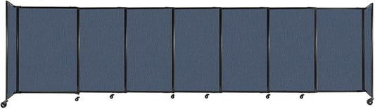 Versare Straightwall Sliding Portable Wall Partition | Freestanding Office by VERSARE