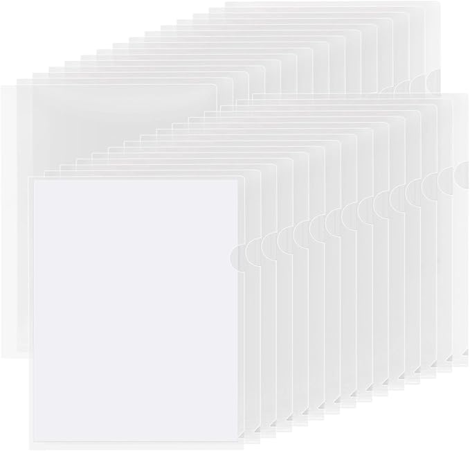 KTRIO Clear Document Folders Project Pockets by KTRIO