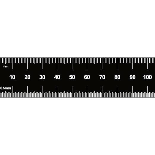 PEC Tools 300mm Stainless Steel Ruler, High Contrast, 0.035" Thick X 1" Wide - Image 3