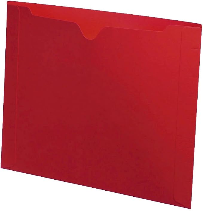 Ecom Folders Red Dental File Folder, Standard Duty, Letter Size by Ecom+Folders